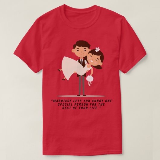 MarriageBride Squad Tees Wedding Gift Engaged Wedd Tシャツ (デザイン正面)