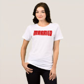 Married トライブレンドＴシャツ (正面全面)