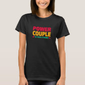 Married 68 Years Power Couple 68th Anniversary Hus Tシャツ (正面)