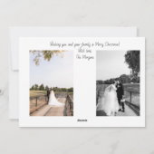 Married and Bright Photo Christmas Card シーズンカード (裏面)