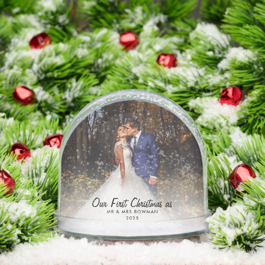 Married and Merry First Christmas Photos Custom (クリスマス)