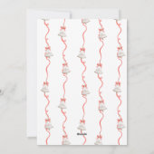 Married and Merry Grandmillennial Red Christmas シーズンカード (裏面)