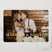 Married & Bright 箔シーズンカード (正面)