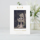 Married & Bright Christmas Initial Newlyweds Photo (スタンド正面)