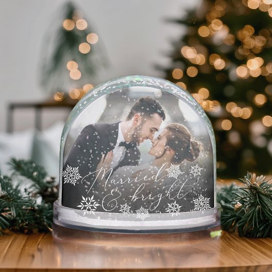 Married & Bright | Wedding Photo Christmas
