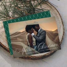 Married Christmas | グリーンホリデーフォトカード シーズンカード