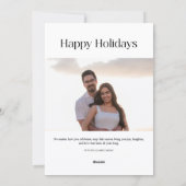 Married Christmas Card シーズンカード (裏面)