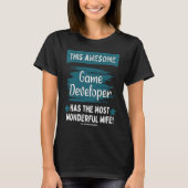 Married Game Developer Husband Job Profession Tシャツ (正面)
