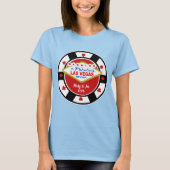 Married in Vegas Poker Chip T-Shirt Tシャツ (正面)