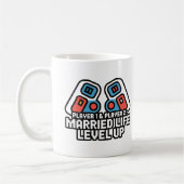 Married Life Level Up Gamer Art コーヒーマグカップ (左)