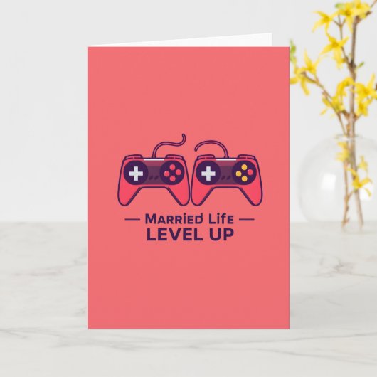 Married Life Level Up Gaming Art カード (黄色い花)