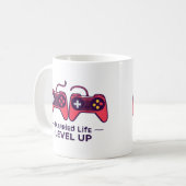 Married Life Level Up Gaming Art コーヒーマグカップ (正面左)