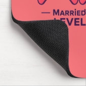 Married Life Level Up Gaming Art マウスパッド (コーナー)