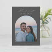 Married Little Christmas | First Christmas Photo シーズンカード (スタンド正面)