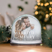 Married & Merry Wedding Photo