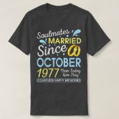 Married Since October 1977 Never Ending 45 Years L Tシャツ (デザイン正面)