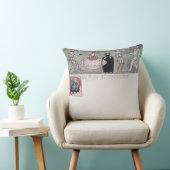 「m'arrive」Parfois il (紙のインクおよびw/c) クッション (椅子)