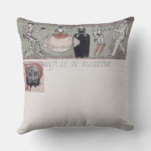 「m'arrive」Parfois il (紙のインクおよびw/c) クッション (裏面)