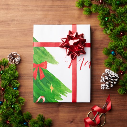 Marry Christmas ラッピングペーパー (クリスマスギフト)