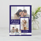 Marry Christmas Holiday Photo Card (スタンド正面)