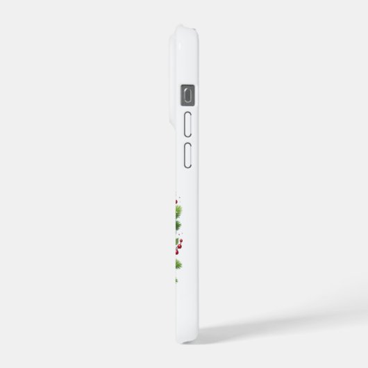 Marry Christmas iPhone 15 Pro Case  iPhoneケース (左側面)