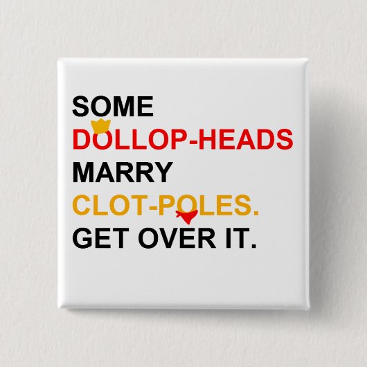 Marry Manservants何人かの王子 缶バッジ (正面)