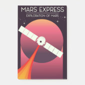 Mars Express - 火星探査の宇宙芸術. ポストイット (正面)