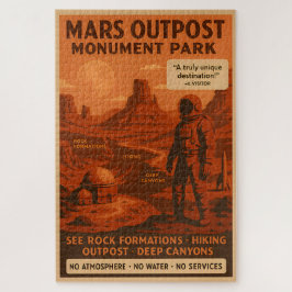 Mars Outpost Monument Park - Puzzle ジグソーパズル