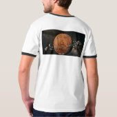 ​Mars Planet Back Print - Minimalist Space T-Shirt Tシャツ (裏面)