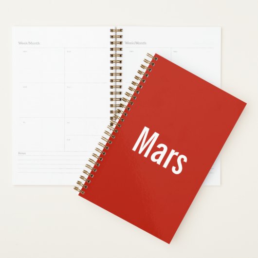Mars Planner  プランナー手帳 (ディスプレー)
