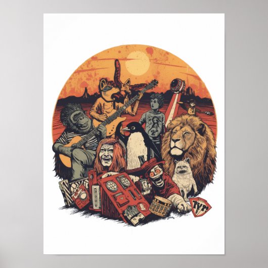 Mars Pop Party Animals – Fun Music & Space Culture ポスター (正面)