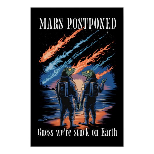 Mars Postponed – Stuck on Earth ポスター (正面)