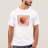 MARS Red dust, silent plains, and infinite dreams  Tシャツ (正面)