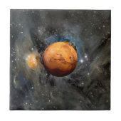 Mars Red Planet Cinematic Ceramic Tile タイル (正面)