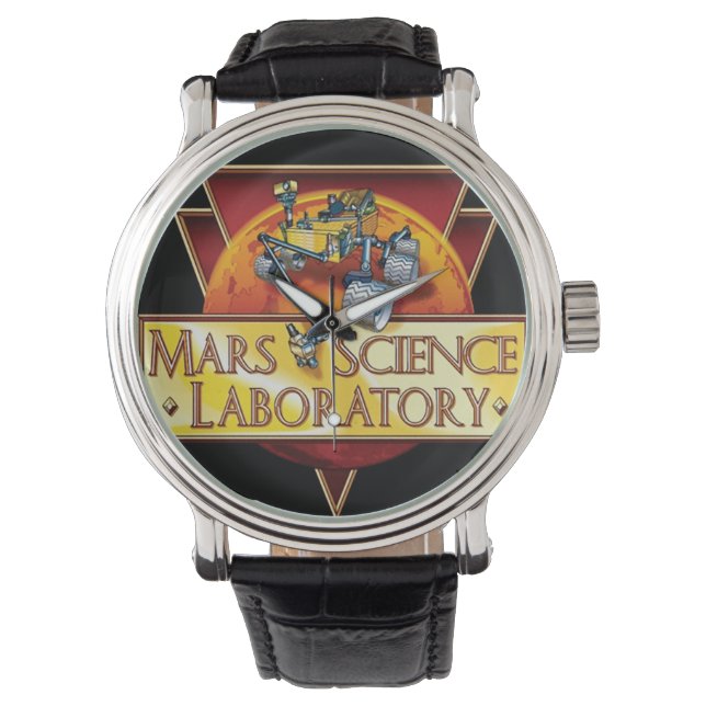 Mars Science Laboratoryミッションマーク 腕時計 (正面)