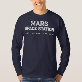 Mars Space Station Vintage Logo Tシャツ