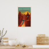 Mars tourism poster for Valles Marineris ポスター (キッチン)