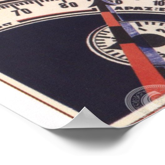 Mars Travels Soviet ポスター (角)