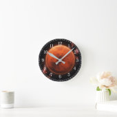 Mars Wall Clock — Space-Inspired Design ラウンド壁時計 (ホーム)