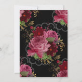 Marsalaと金ゴールドフローラ仮想ドライブ（シャワー付） 招待状 (裏面)