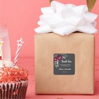 Marsalaのフローラ来に感謝結婚 スクエアシール