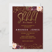 Marsalaの驚きの誕生日のパーティの招待状 招待状 (正面)