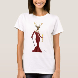 Marsalaの魅力のシカ Tシャツ
