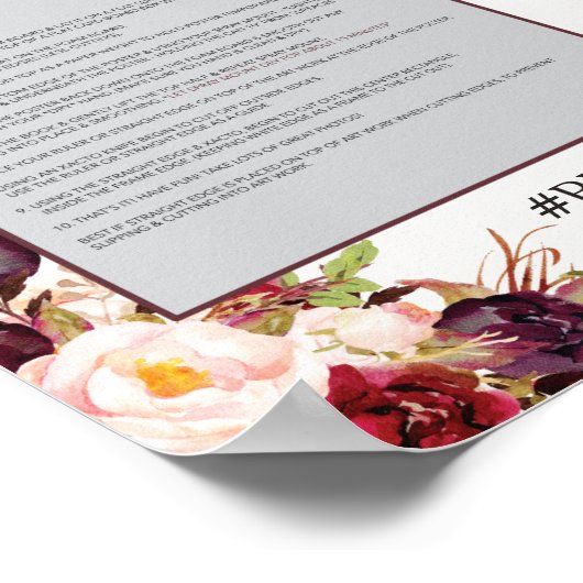 Marsalaフォトプロップポスターフレーム ポスター (角)