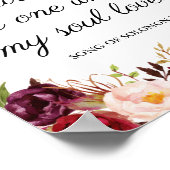 Marsalaフローラ私の魂が愛しているものを見つけた ポスター (角)