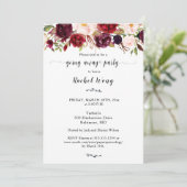 Marsalaフローラ移動遠くにパーティー写真 招待状 (スタンド正面)