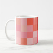 Marsalaライトおよび暗い色のパレット コーヒーマグカップ (左)