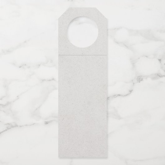 Marsala及び海軍花のメリークリスマスのワイン ボトルネックタグ (裏面)