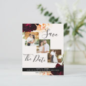 Marsala & Creamフローラ結婚の写真Save the Date (スタンド正面)