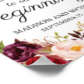 Marsala Pinkフローラへようこそ ポスター